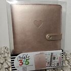 Happy Planner Mini Deluxe Cover Rose Gold Lavender Mambi Faux Leather Nib