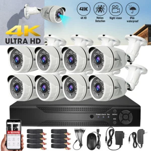 1080P HD DVR Wired Security Camera System Outdoor Home CCTV 8CH Kit Night Vision - Picture 1 of 15