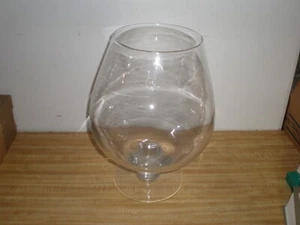 Vintage große MCM Glas Schnaps Schnäpper Terrarium Fisch Schale Spitze Glas 14 1/2' hoch - Bild 1 von 4