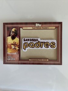2011 Topps Commemorative Patch Tony Gwynn