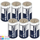 6 Panasonic Alcalin Batteries C LR14 Powerline Industriel 1.5V Ed 2027 bulk Neuf