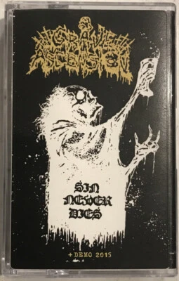 Grave Ascension - Sin Never Dies + Demo 2015 Cassette 2018 Maggot Stomp – MAG 17 - Image 1 of 2