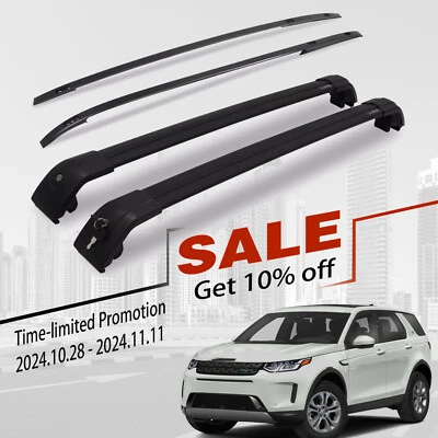 Par de barras transversales para portaequipajes de techo aptas para Land Rover Discovery Sport 2015-2024 Foto 1 de 4