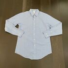 Brooks Brothers Shirt Mens Size 15 - 4/5 Slim Fit Blue Plaid Non Iron Casual Dad