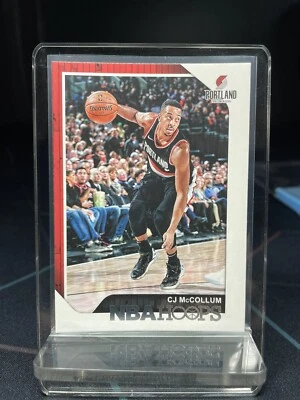 2018-19 Panini Hoops Purple Winter #178 CJ McCollum Blazers  - Image 1 of 2