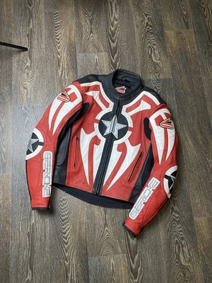 Hein Gericke Genuine Leather Vintage Racing Jacket Mens M/L - Image 1 of 4