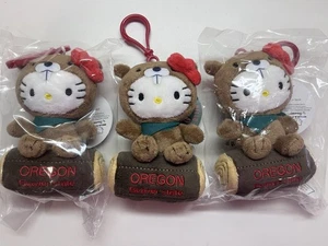 NEW Sanrio Hello Kitty beaver costume Key Chain X kinokuniya (Oregon Exclusive) - Picture 1 of 3
