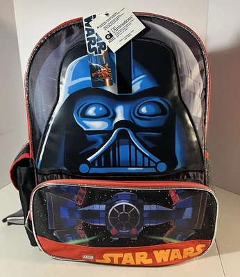 Vintage NWT 2012 Darth Vader LEGO STAR WARS Backpack-School/Daycare/Collectible - Image 1 of 4