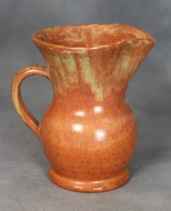 Rare Beautiful Early Upchurch Art Pottery Drip Glaze Jug with Handle c1920s - Picture 1 of 5