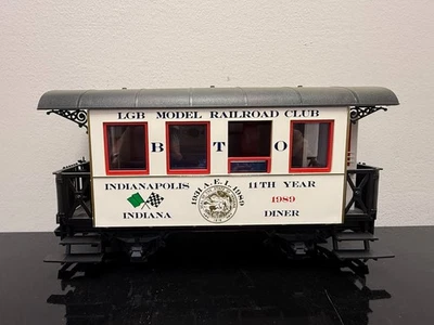 LGB G Scale 3077 Model RR Club 11th Year Diner Car for Indianapolis, IN - Image 1 of 4