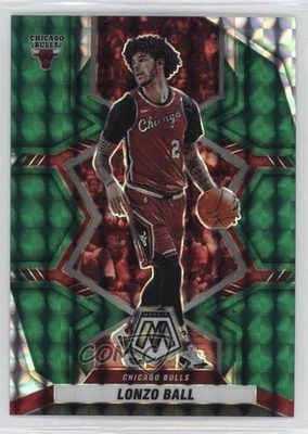 2021-22 Panini Mosaic Green Mosaic Prizm Lonzo Ball #33 - Image 1 of 2