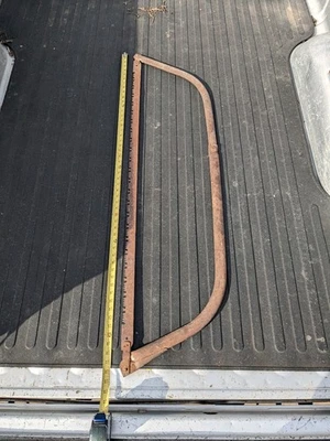 Sierra de arco vintage de EIA hecha en Suecia sierra para dos hombres 52 pulgadas acero Foto 1 de 4