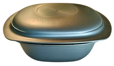 Tupperware 2 pz UltraPro Forno Usura Forno Girarrosto Coperchio 3,7 qt 482 gradi F - Immagine 1 di 4