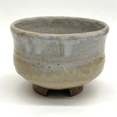 Tea Bowl With Horseshoe Base Hagi Iwaseki Kiln w/Box Tea Ceremony Utensil UNUSED - Image 1 of 4