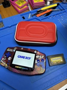 Super Mario Gameboy Advance Rojo IPS Pantalla de Cristal GBA Nintendo Bolsa de Transporte V2 - Imagen 1 de 4