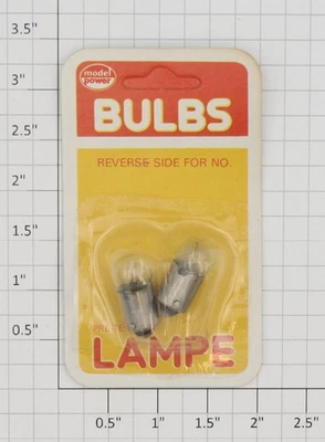 Model Power 363-96C 14 Volt Bayonet Base Clear #363 Light Bulbs  (10 Packs of 2) - Image 1 of 2