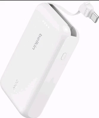 Belkin Boost Charge Power Bank 10k com cabo integrado 10000mAh - Imagem 1 de 4
