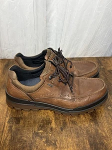 Men's ECCO Gortex 'Track 6 GTX Low' Brown Leather  Size US 10 / 10.5 EUR 44 - Picture 1 of 12