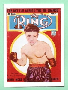 JAKE LAMOTTA Rare Sports Immortal Card 1944 RING MAGAZINE DESIGN BOXING - Picture 1 of 1