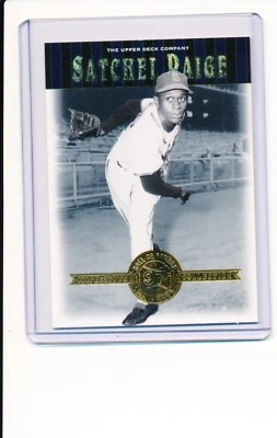 SATCHEL PAIGE #51 COOPERSTOWN INDIANS LEGENDARY CUTS 2001 SP + Bonus #24 - Image 1 of 4