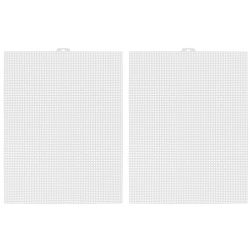 2pcs Embroidery Gridding Cloths Cross Stitch Fabric Stitching Fabrics