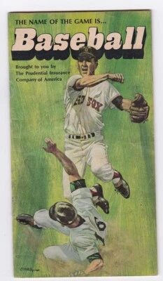 HANK AARON BASEBALL BROCHURE PRUDENTIAL INSURANCE COMPANY 1968 STARS PLAYERS - Image 1 of 2