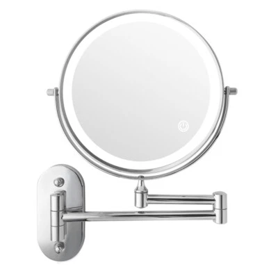 Kosmetikspiegel Beleuchtet 1X/5X/10X Vergrößerung LED Beidseitig Schminkspiegel - Bild 1 von 4