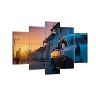 Canvas Print 150x100cm Wall Art Picture Street Car House Large Framed Artwork