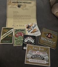 Jack Daniels Reproduction Labels With Letter 