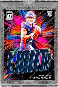 Michael Penix Jr. RARE ROOKIE COLOR WHEEL INVESTMENT SSP PANINI OPTIC ROY MINT - Picture 1 of 2