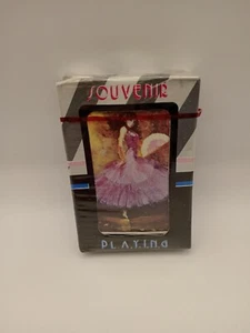 Neue versiegelte Dame im hübschen Kleid Souvenir Spielkarten komplett mit Box - Bild 1 von 5
