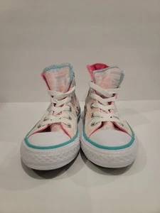 CONVERSE Classic All Star High Top Chuck Taylor Shoes Multicolor Youth Sz TC12.5 - Picture 1 of 6