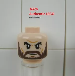 LEGO NUEVO Carne Luz Cabeza Aquaman (1x) 6199067 Minifigura Parte 34854 - Imagen 1 de 2