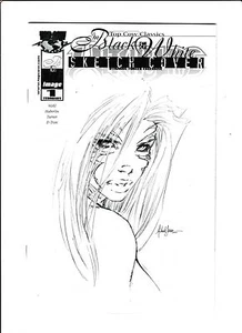 Witchblade Blk & Wht No.1   : 2000 :  : Dynamic Forces Exclusive Sketch Cover! : - Picture 1 of 3