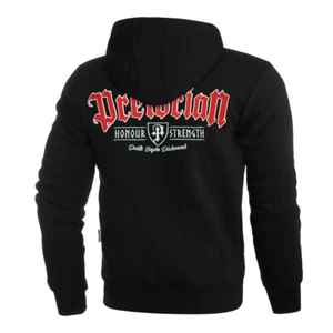 Kapuzenpullover PRETORIAN Jumper Pullover Bluse Hooligans Schwarz Strength - Bild 1 von 9