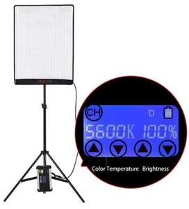 FALCON EYES RX-18TD faltbare Bi-Color LED Flächenleuchte 45x60cm - Bild 1 von 11