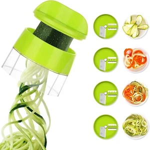 Spiralschneider Gemüse Julienneschneider 4 in 1 Zoodle Maker Zucchini Spaghet... - Bild 1 von 7