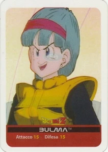 Lamincards Dragon Ball Z Edibas Serie Argento BULMA N 63 - Foto 1 di 2