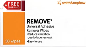 Remove Adhesive Remover Wipes 50-Pieces - Picture 1 of 12