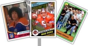 3 card Adam Sandler set Bobby Boucher Happy Gilmore STCC  Mud Dogs PGA card