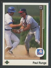 2009 Upper Deck 1989 20th Anniversary Buybacks Paul Runge Atlanta Braves #55