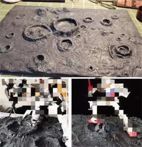 Simulation Space Moon Mars Scene Miniature Sand Table Model Resin Display Base - Picture 1 of 24