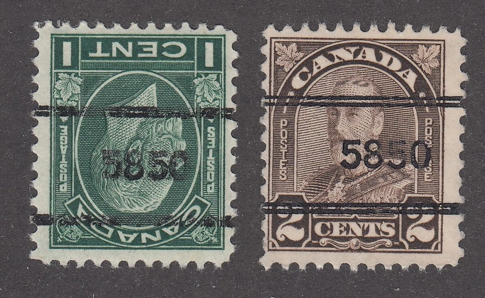 Canadá Precancelado "WINNIPEG" 6-195-I, 6-166 Foto 1 de 1