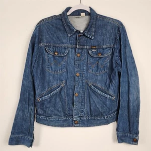 Vintage 1970s Wrangler Denim Jean Jacket Size 38 - Picture 1 of 7