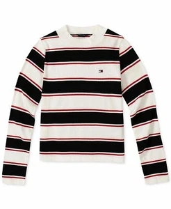 Tommy Hilfiger Toddler Girls Striped Top Size 4T Slim - Picture 1 of 1