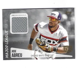 Jose Abreu 2019 Topps Game Used Material Card # MLM-JAB, # 119/150, Chicago - Bild 1 von 2