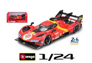 Ferrari 499P #51 Vincitrice 24h Le Mans 2023 Scala 1:24 Burago - Foto 1 di 2