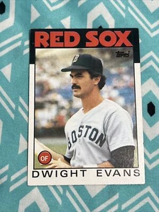 1986 Topps DWIGHT EVANS #60 BOSTON RED SOX - Bild 1 von 2