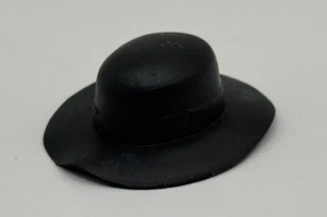 WWE Undertaker Hat Black Accessory Mattel Figure Prop 1/12 A3 - Picture 1 of 2