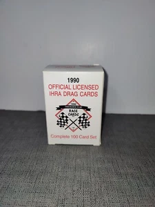 IHRA Drag Cards 1990 Official Licensed Complete 100 Card Set Checkered Flag-Read - Picture 1 of 8